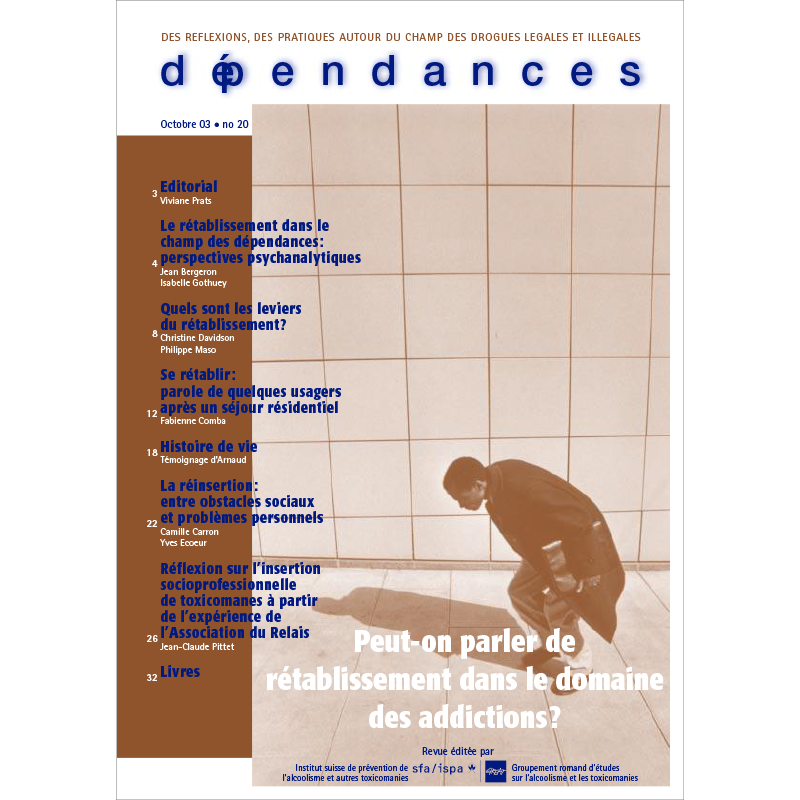 Dépendances n° 20 (rivista soltanto in francese)