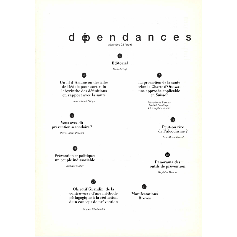 Dépendances n° 06 (Nur auf Französisch)
