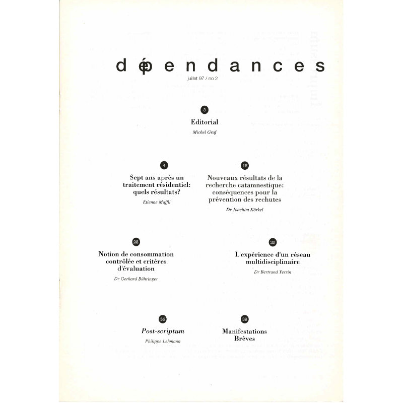 Dépendances n° 02 (rivista soltanto in francese)