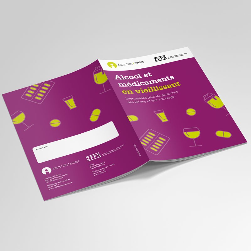 Broschüre: Alkohol und Medikamente beim Älterwerden
