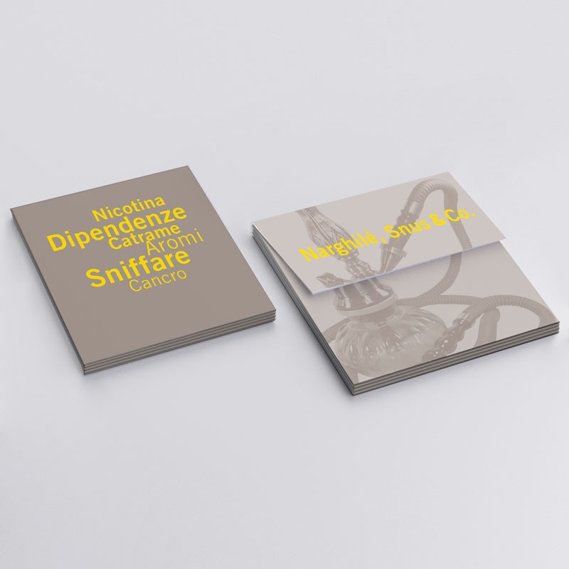 Flyer narghilé, snus & co