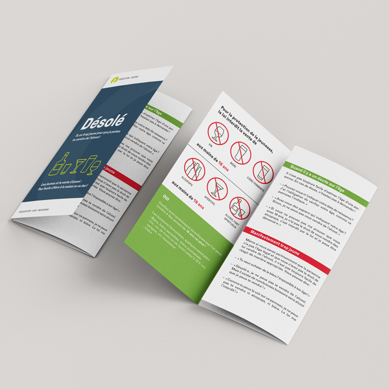 Désolé, tu es trop jeune pour que je puisse te vendre de l'alcool!