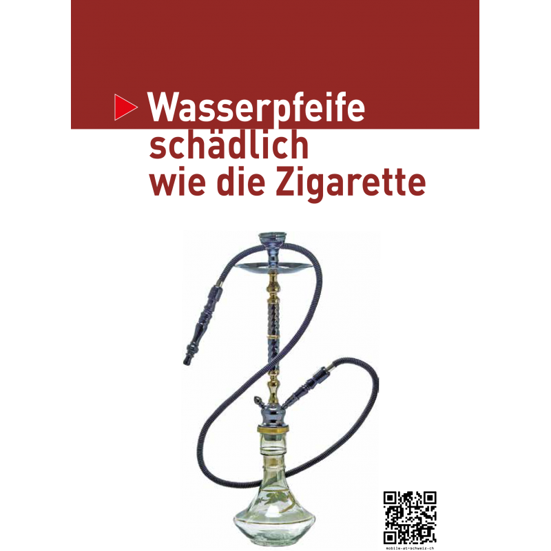 Wasserpfeife schädlich wie die Zigarette