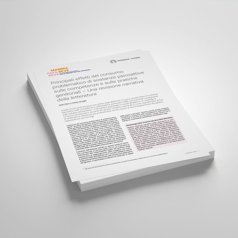 Principali effetti del consumo problematico di sostanze sulle competenze genitoriali