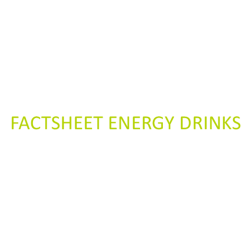 Factsheet Energy Drinks